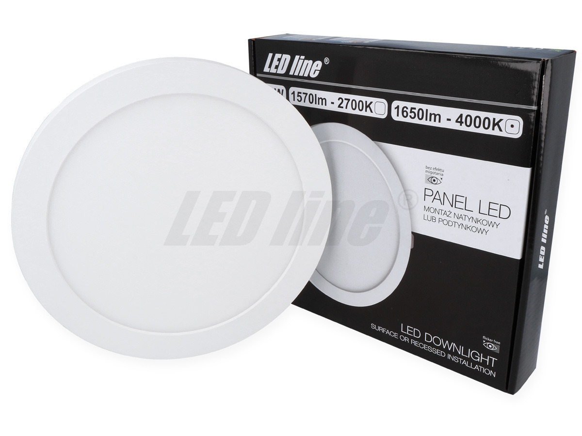 Panel LED line EasyFix 18W 1650lm 4K biała neutralna